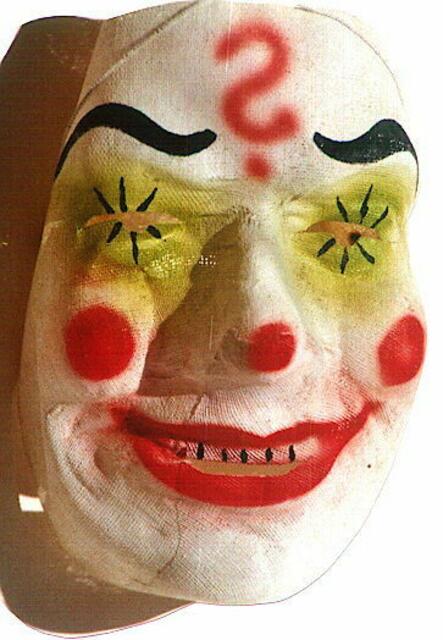Stoffmaske" Weissnarr" aus Thüringen 1940