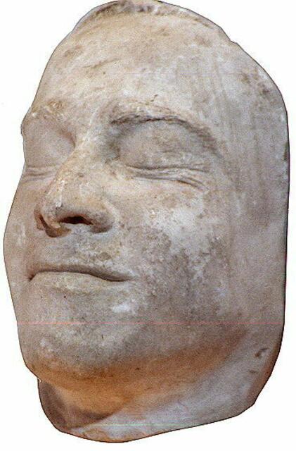 Totenmaske eines Unbekannten aus dem 1. Weltkrieg