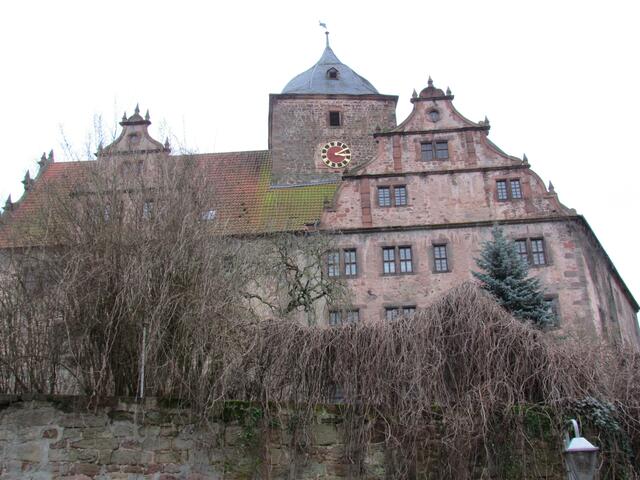 Ein letzter Blick auf die Vorderburg von Schlitz