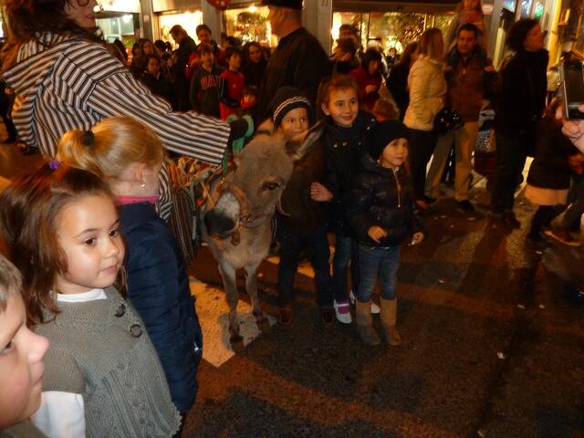 Eine Aufnahme mit dem Esel.