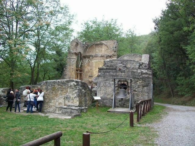 Die Kirche in Casaglia, aus der die Deutschen die Gläubigen auf den Friedhof trieben und dort "liquidierten".