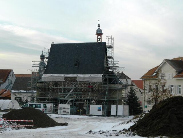 Die karolingische  Königshalle heute
