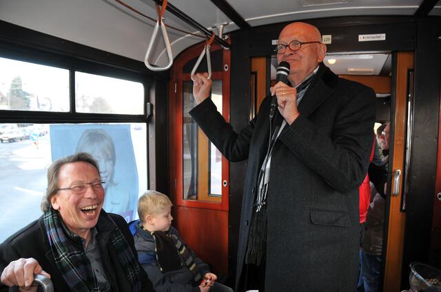 Alt-Oberbürgermeister Herbert Schmalstieg (r.) mit Klaus Uwe Benneter (l.).