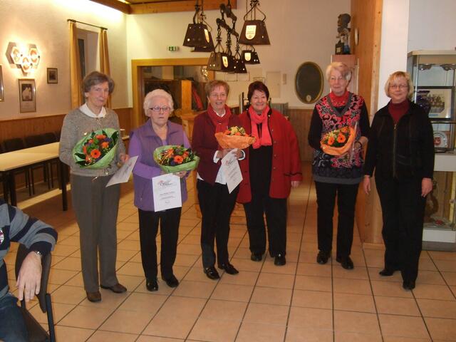 Margret Bade, Helga Gehrke, Gisela Bahlmann, Dietlinde Schenk, Marita Kolberg, Elke Niehof-Holzapfel