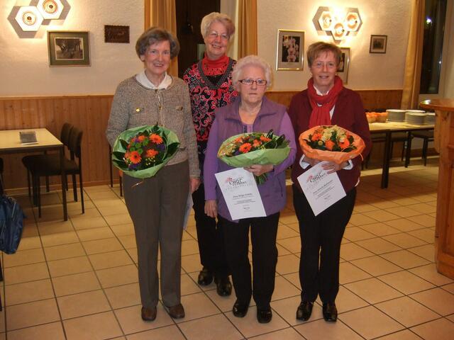 Margret Bade, Marita Kolberg, Helga Gehrke, Gisela Bahlmann