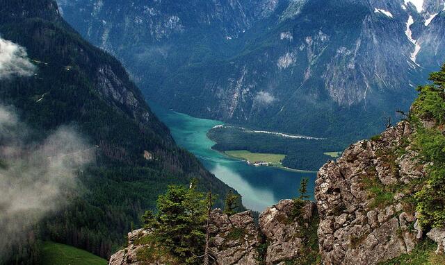 Blick vom Jenner auf den Königssee