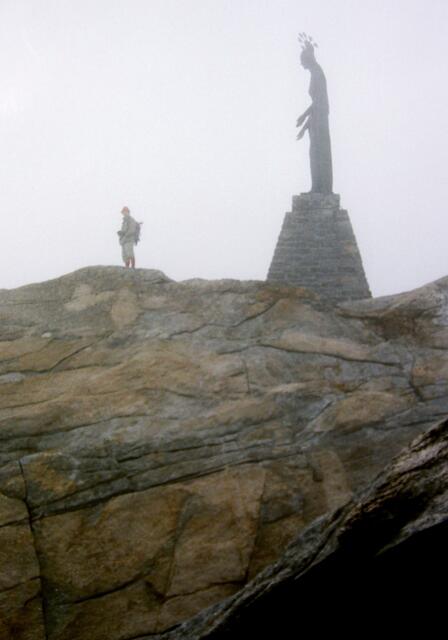 Auf dem Monte Moro-Pass