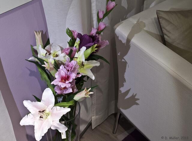 Und dieser schöne Blumenstrauß?