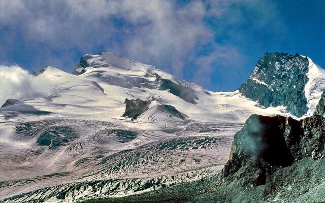 Von der Britannia Hütte zum Allalinhorn