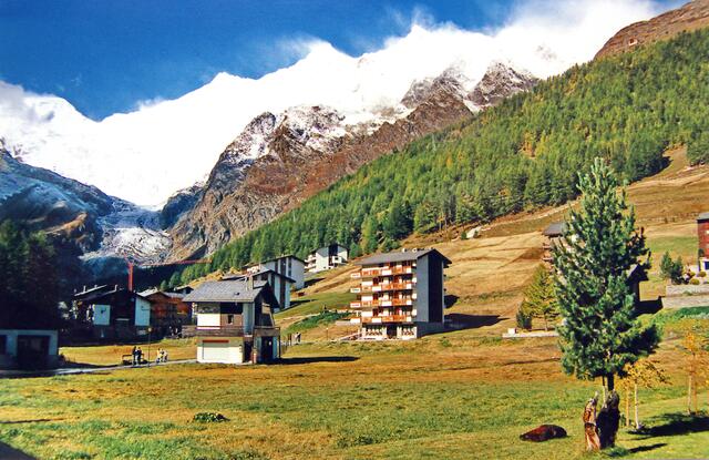 Saas Grund über Kreuzboden nach Gspon