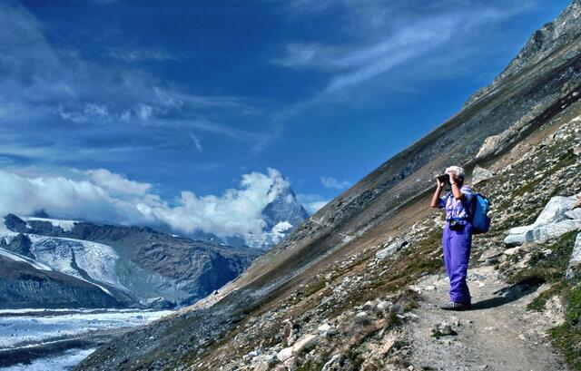 Wanderung am Monte Rosa Massiv