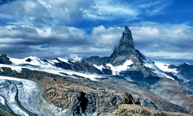 Das Matterhorn vom Riffelberg aus