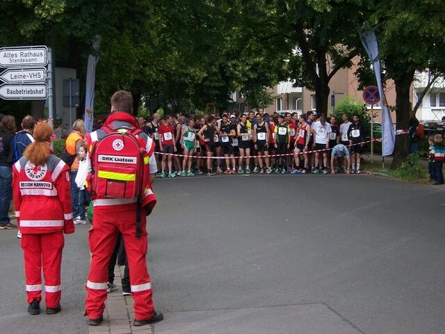 Sanitätsdienst beim Leine-Lauf in Laatzen, © DRK Laatzen, F. Hentschel
