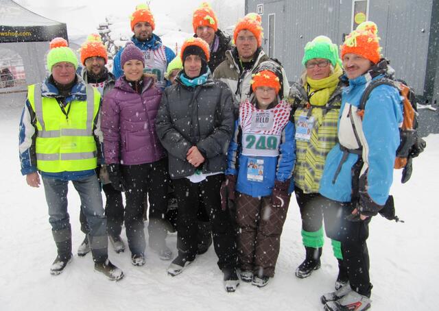 Die Langläufer und Schneeschuhläufer mit Magdalena Neuner