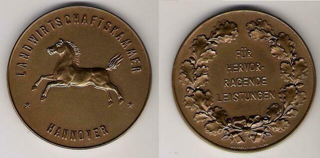 Ehrenmedaille der Landwirtschaftskammer Hannover