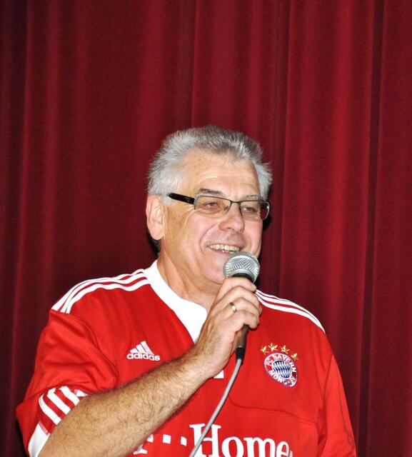 Präsident Rudi Tausend,                                     genannt der Bayern-Rudi