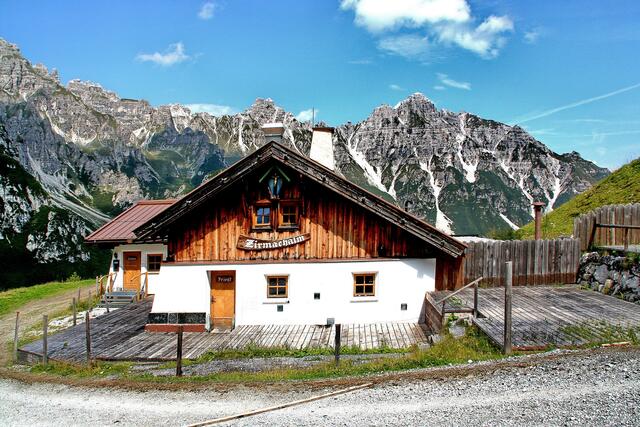 Auf dem Weg ins Tal nach Fulpmes