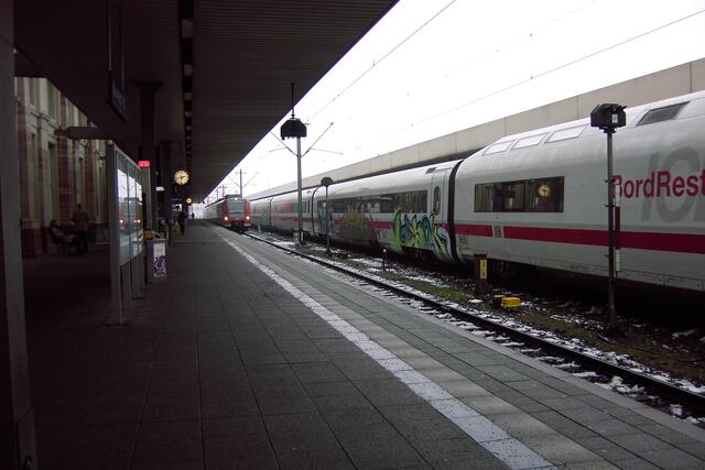 1.Bahnsteig am HBF immer in Richtung Norden!