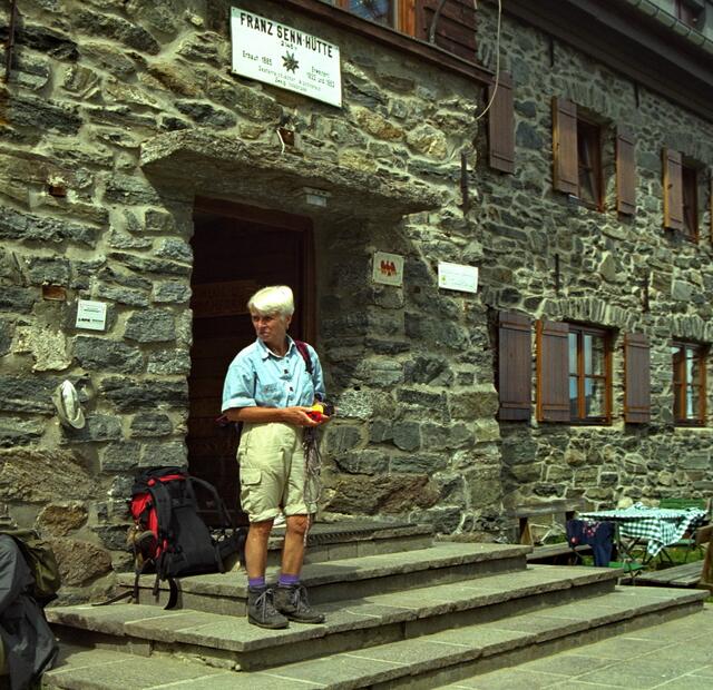 An der Franz  Senn Hütte