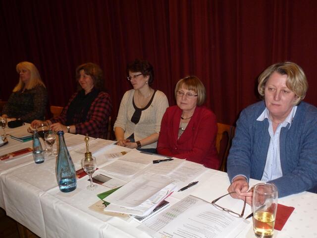 v.l. Mona Porscha, Petra Lange, Johanna Ritter, Roswitha Bartling, Hiltraut Bühmann