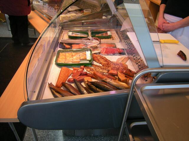 Räucherfisch.