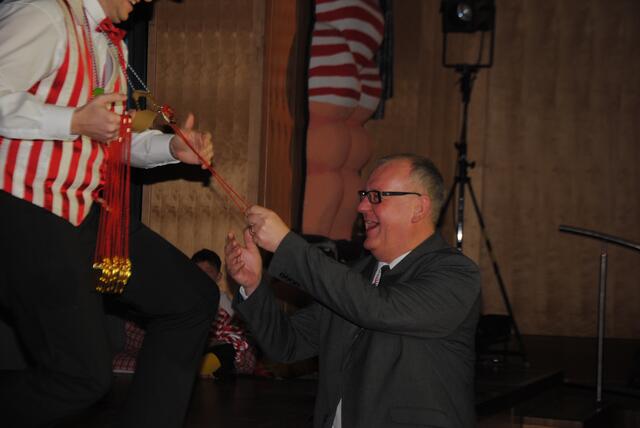 Sogar Bürgermeiter Jürgen Schantin konnte (noch) herzhaft lachen