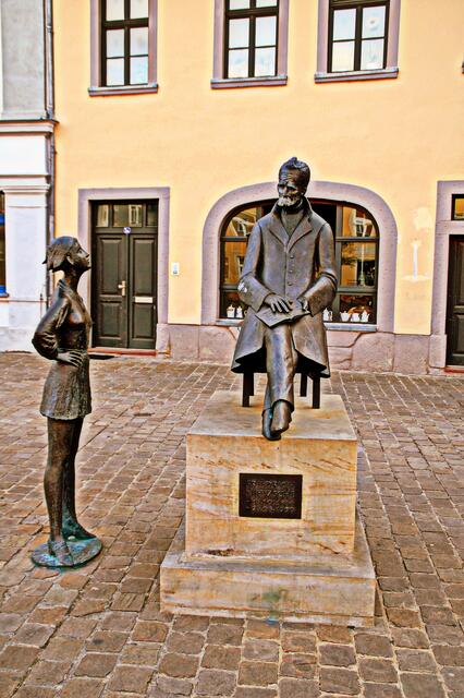 Zum Gedenken Friedrich Nitzsche, der in Naumburg seine Kindheit und Jugend verbrachte