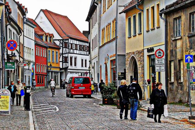 Die Marienstraße Stadteinwärts