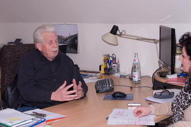 Reinhard Pachner (CSU) in Gespräch mit myheimat-Reporterin Sabina Scherer