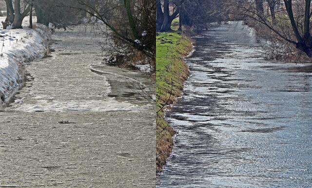 Exakt eine Woche vorher, Samstagmittag am 26.01.2013, war das Bild noch ein ganz anderes.