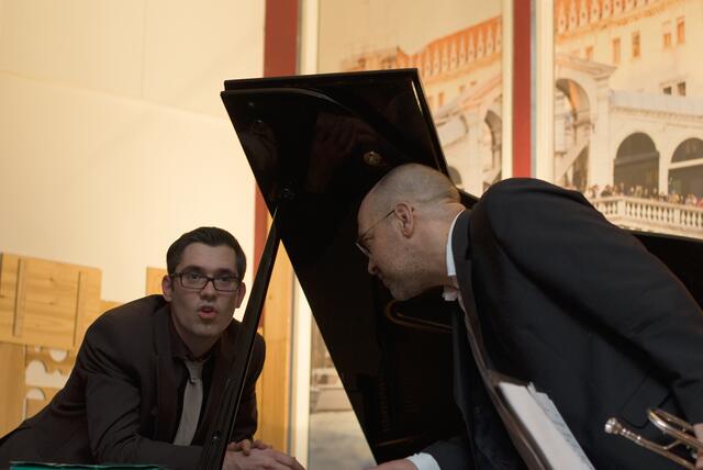 Elmar Brass und Johann Lankenau im Zwiegespräch