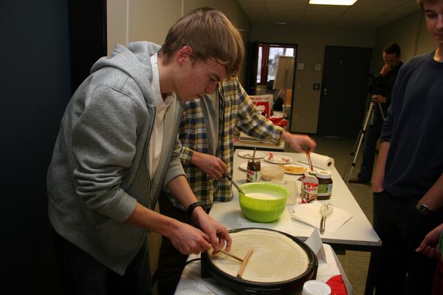 Während der Ausstellungswoche war ein Crepes-Stand in Betrieb