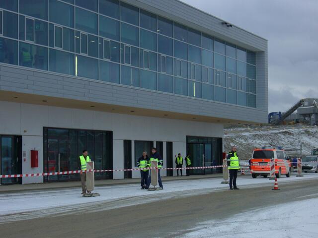 Ankunft Flughafen Calden