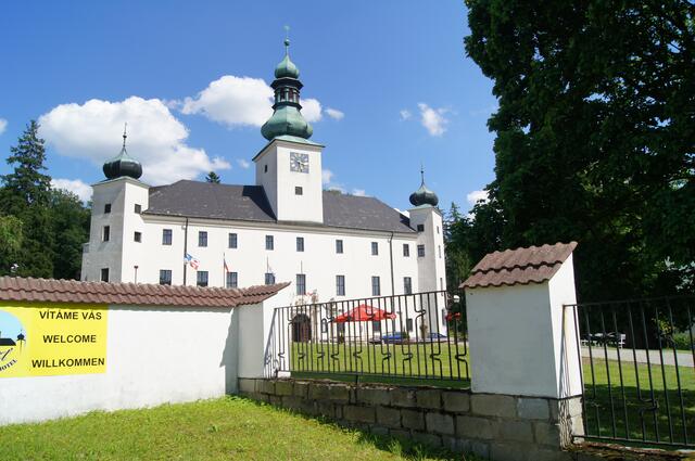 Eines von vielen Schlössern um Jihlava. Dies wurde zum Hotel umfunktioniert.