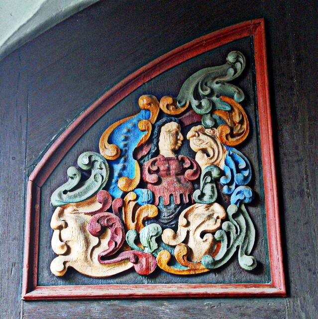 Detail der Eingangstores Markt 10
