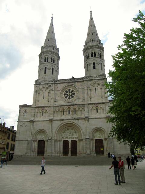 evangelische Sankt-Peter-Kirche in der Mitte des 19.Jhd. in Macon erbaut