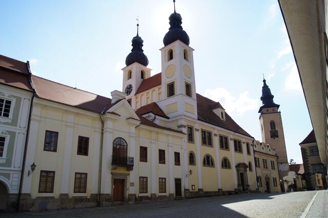 Schloß Telc. Das Schloß ist riesig - und ein augenschmaus