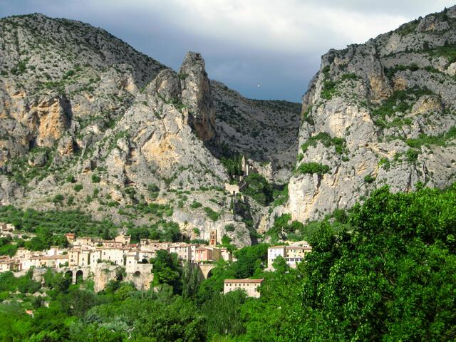 Moustiers Sainte-Marie, einer der schönsten Dörfer Frankreichs