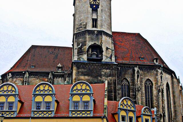 Zurück auf dem Markt - Ein Aufstieg auf den Turm der Wenzelskirche entlohnt mit herrlichen Rundblick auf Naumburg