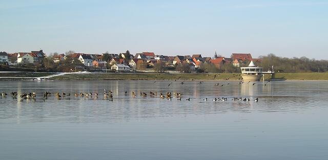 und kommen runter aufs Wasser