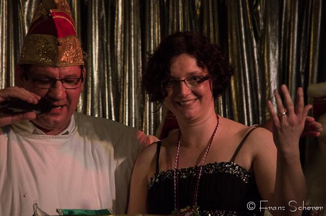 Großer ORCC-Faschingsball 2013 - Bernd Aichele und ORCC-Präsidentin Melanie Henschel