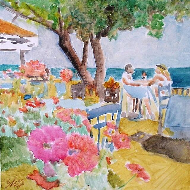 selbst gemalt, Kreta
