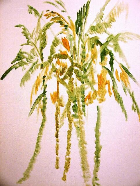 selbst gemalt, ausgestellt im KOM, Olching