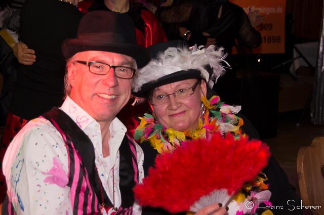 Großer ORCC-Faschingsball 2013 - Friedbergs Bürgermeister Dr. Peter Bergmair und Gattin Johanna genießen die regierungsfreien Tage