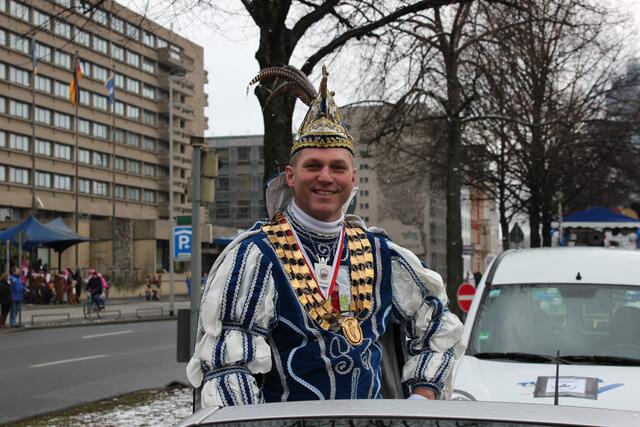 Se. Tollität Prinz Torsten I. der Funkenartillerie Blau Weiß Döhren
