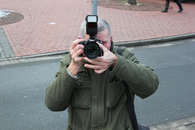 Ja auch einige MyHeimat User tümmelten sich an der Strecke, hier Wilfred Feege