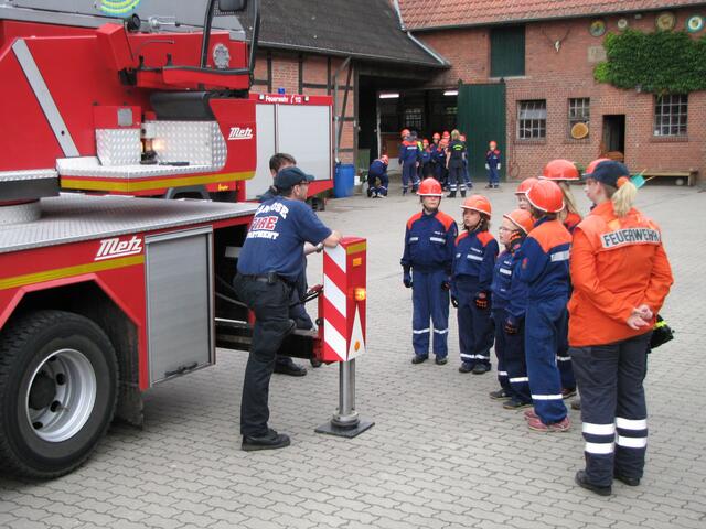 Vorführung Drehleiter der FF Ronnenberg