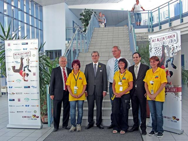 Offizielle Einweihung des Sinnesparcours beim Hessentag 2011