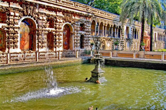 In Sevilla im Alcazar