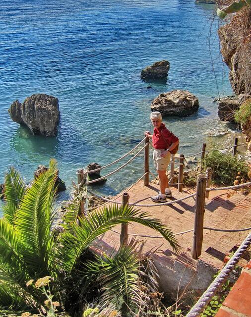 Strandwanderung  in Nerja